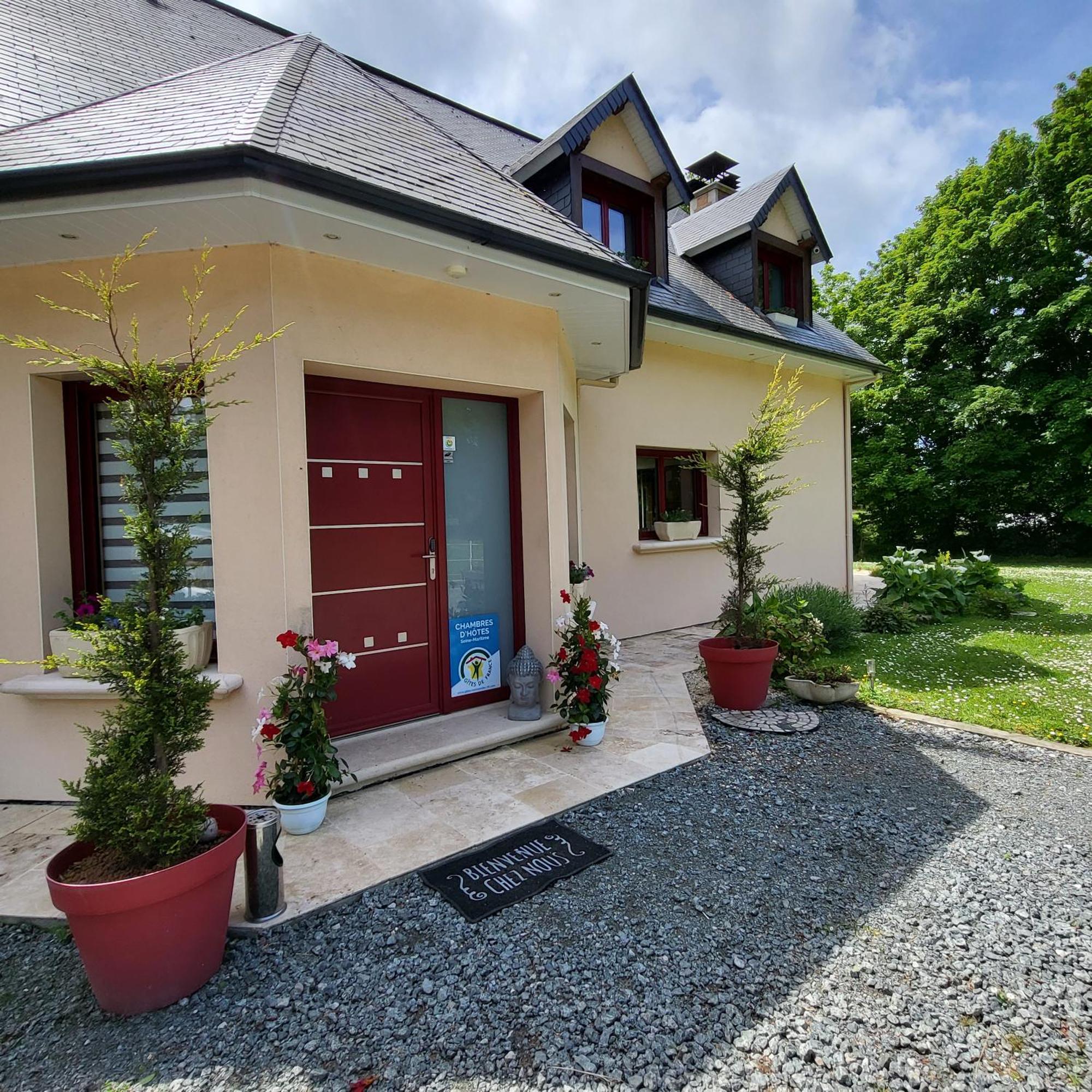 Chez Kate Et Lolo Bed & Breakfast Senneville-sur-Fécamp Exterior photo
